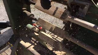 Turning Fro / Froe Handles at Beaver Tooth Handle Co.