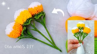 It&#39;s so Beautiful 💖🌟 Super Easy Flower Craft Ideas with Wool - DIY Amazing Yarn Dandelion Flowers