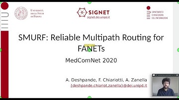 S4-4 - SMURF: Reliable Multipath Routing in Flying Ad-Hoc Networks