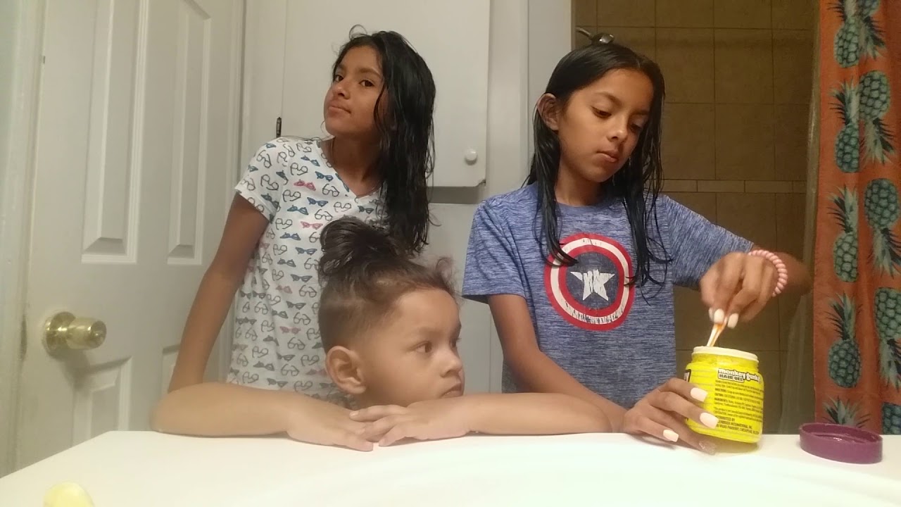 Doing hair styles and doing my baby brothers hair YouTube