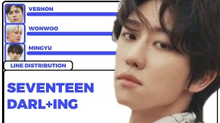 [REQ] Seventeen - Darl+ing (line distribution)