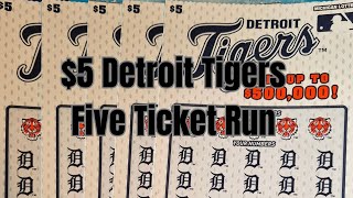 $5 Detroit Tigers Five Ticket Run