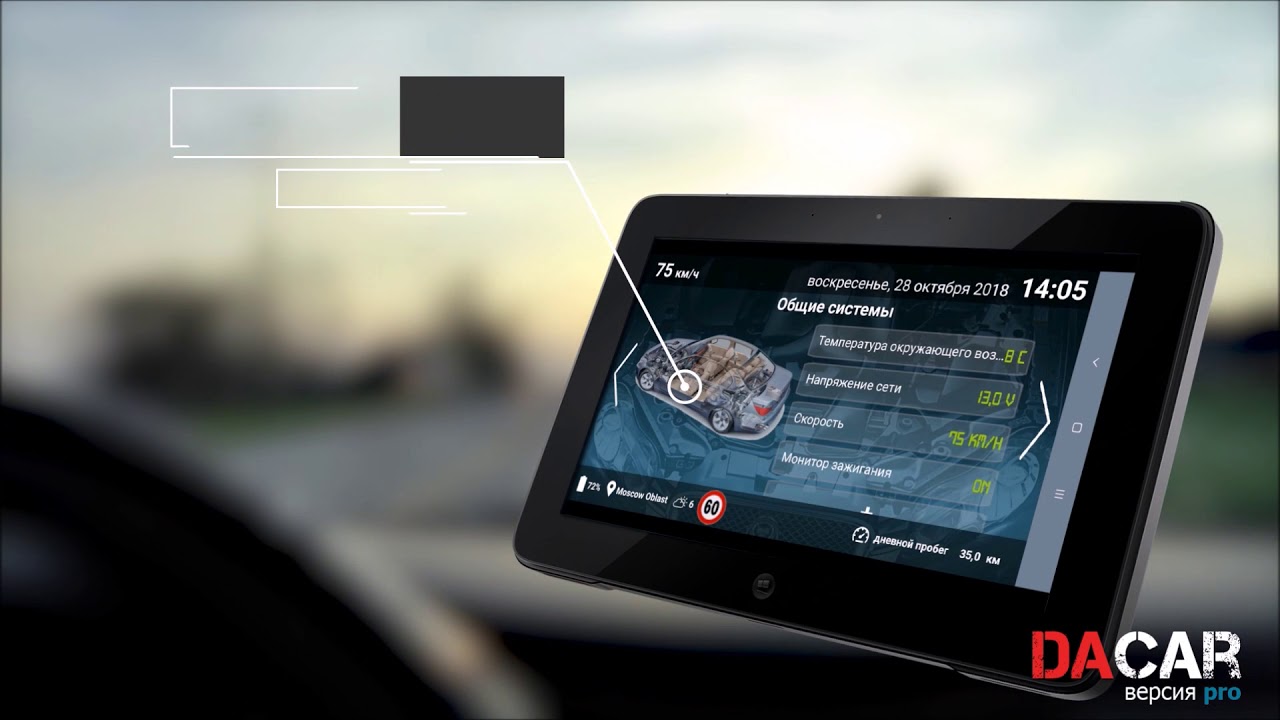 DacarPro - Full on-board computer fot your car (OBD2 diagnostic)