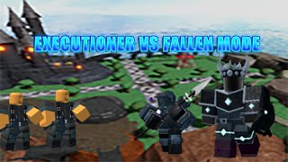 Only executioner with squad on fallen mode | Tower defense simulator | Roblox