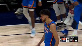 Chet Holmgren on God Mode! Blocked Nikola Jokic then dunks on a fast break!