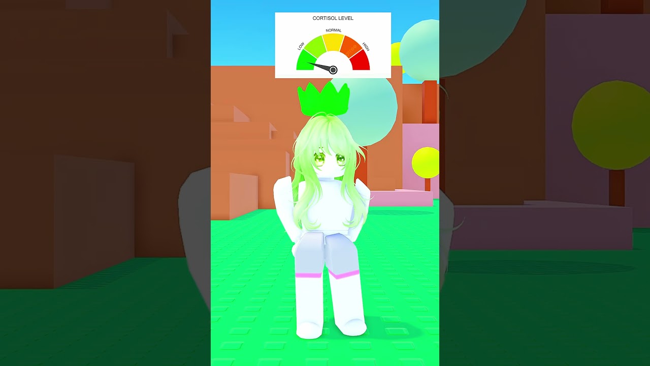 High vs Low Cortisol #robloxedits