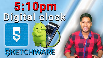 Sketchware digital clock create/Aaura Technical