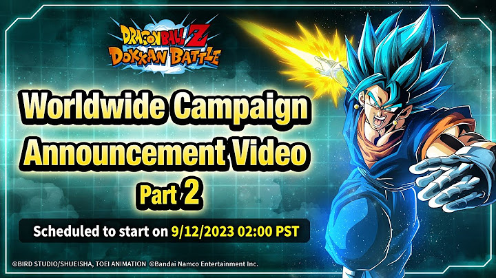 [Dokkan Battle] Worldwide Campaign Announcement Video Part 2
