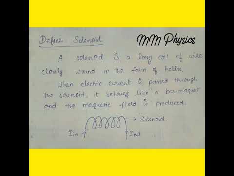 Define Solenoid -