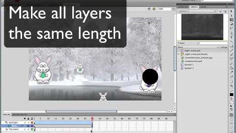 Beginner Flash Tutorial  #1 - Spotlight effect with masks
