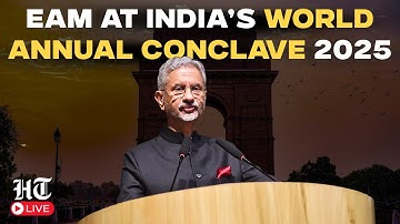 Jaishankar LIVE: EAM Jaishankar At India’s World Annual Conclave 2025 | External Affairs Minister