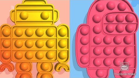 Pop it fidget 3D Gameplay ! Very relaxing and satisfying gameplay