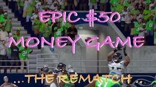 Litezout vs serious moe the rematch! | 50 money game | madden 15 online gameplay