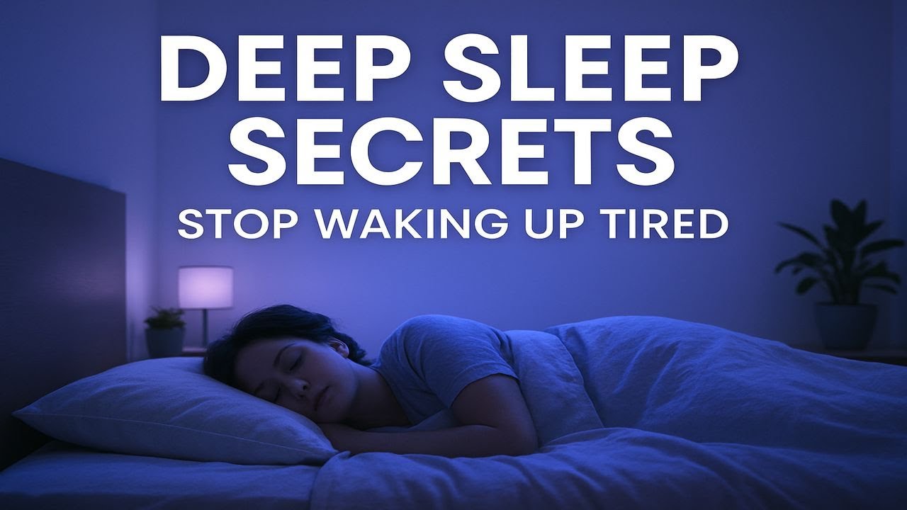 15 Science Backed Secrets to FINALLY Get Deep Sleep & Stop Waking Up ...