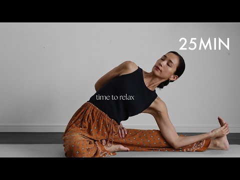 25分ヨガ｜ホットフラッシュ改善ハタヨガ - YouTube