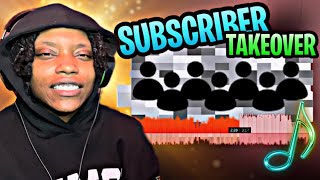 REACTING TO MY SUBSCRIBERS MUSIC (HE STOLE KMAN'S FLOW!!)