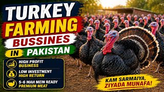 Turkey Farming Business In Pakistan | Low Investment High Profit | Complete Guide@khokharaseelfancy 