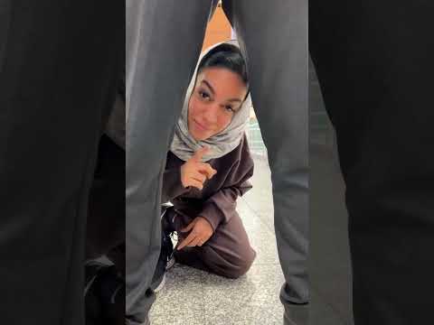 حالا به نظر شما فقط میخواست کلاهشو از زمین برداره یانه همسر نمونه طنز زن شوهری ریلز فان