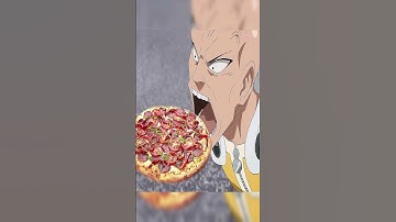 Saitama krijgt weer een gratis maaltijd!! #anime