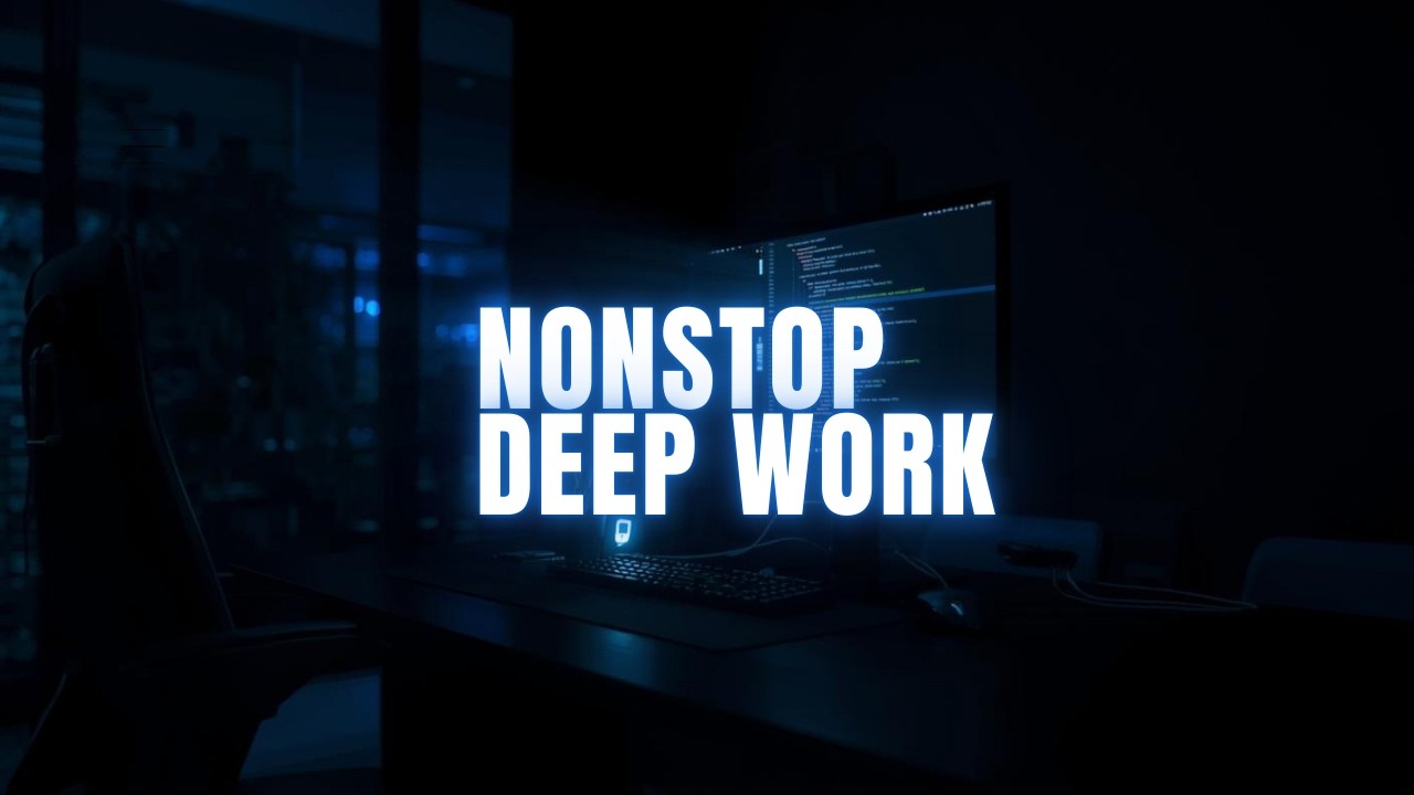 Nonstop Deep Work Music  Pure Focus No Distractions