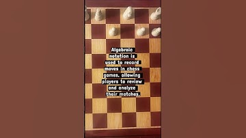 Chess Fact: Notation #@funablefacts-et5ky