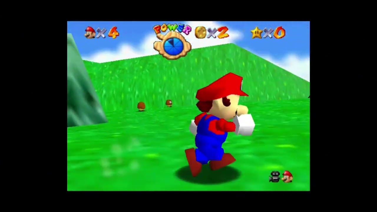 SM64 bloopers: Mario and the cap