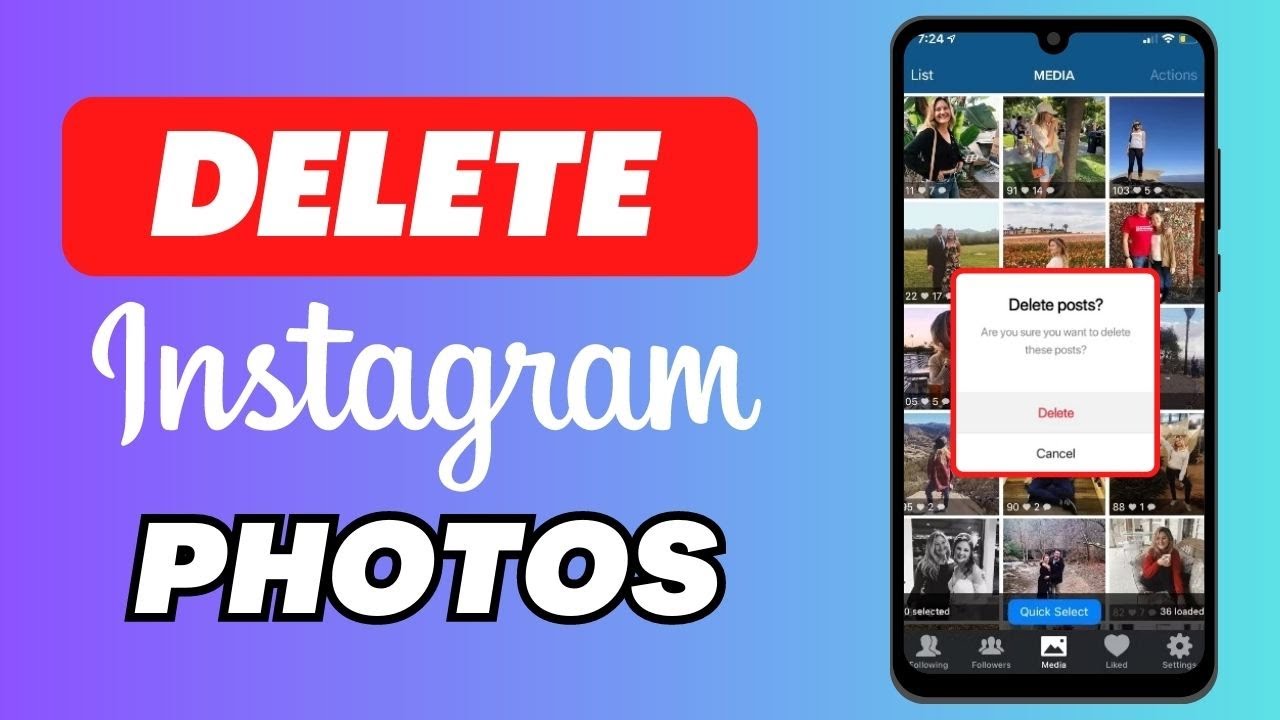 How Do I Delete Multiple Photos On Instagram