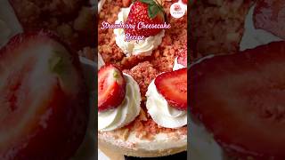 Strawberry Crunch No Bake Cheesecake | Best Strawberry Cheesecake Recipe | No Bake Cheesecake Recipe