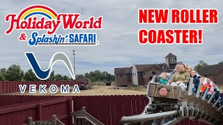 NEW Roller Coaster Coming to Holiday World! Vekoma Family Boomerang Holiday World Construction