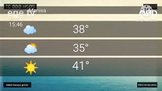 Ege Tv Hava Durumu Jeneriği 17 Ekim Perşembe 2024