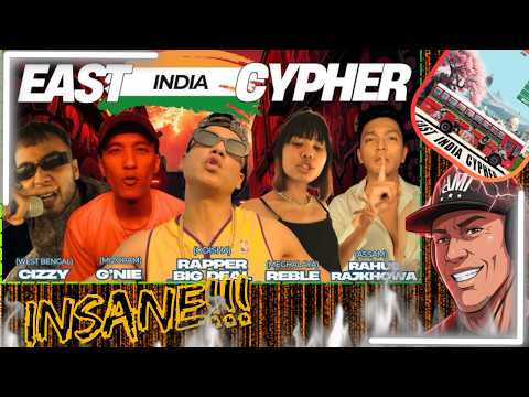 East India Cypher| Rapper Big Deal, G'nie, Reble, Rahul Rajkhowa, Cizzy | Prod by Big Deal INSANE!🎤🔥