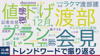 「渡部建」「看護師」「ドコモ」などが話題…先週何に“モヤモヤ”した？トレンドワードで振り返る１週間【データ提供：インサイトテック】（2020年12月7日）