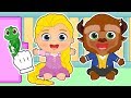 BABY ALEX AND LILY 👶 Transform into Princesses | Cartoons and Games for Kids
