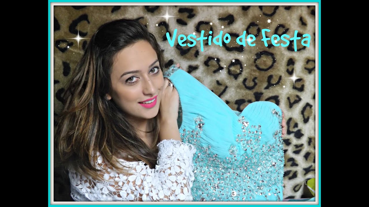 vestido de festa no aliexpress