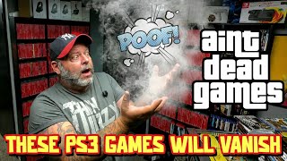 These PS3 Games Will Vanish