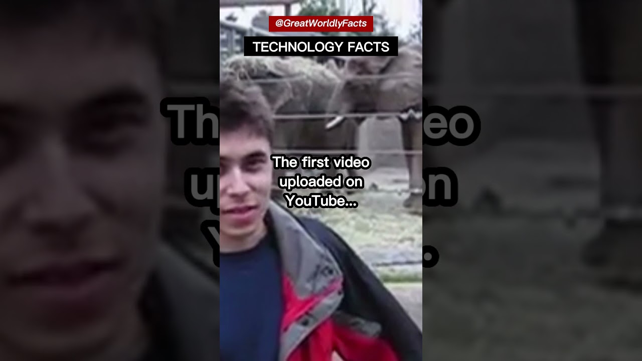 The first video uploaded on YouTube was in 2005...