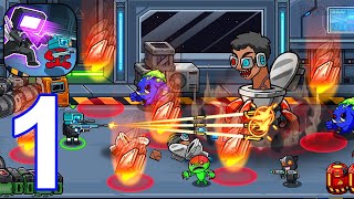 Space Survivor Age Of Monster - Gameplay Walkthrough Part 1 Tutorial Android, Ios