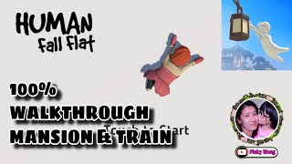 Human fall flat mansion and train 100% walkthrough | Human Fall Flat Malaysia screenshot 4