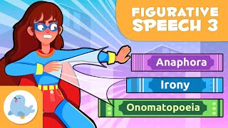 figures speech kids anaphora irony onomatopoeia literature