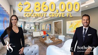 INSIDE A $2,860,000 HOME IN COCONUT GROVE \/ FLORIDA