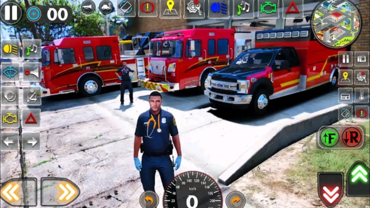 Ambulance Game Driving Game 3D Android Gameplay...
