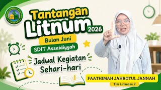 KELAS BAWAH 'Jadwal Kegiatan Sehari-hari' | SDIT ASSAIDIYYAH