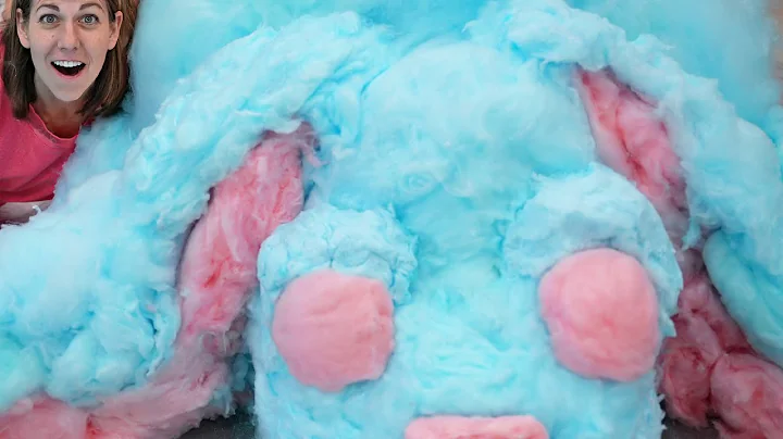 I Attempt a WORLD RECORD SETTING Cotton Candy Sculpture