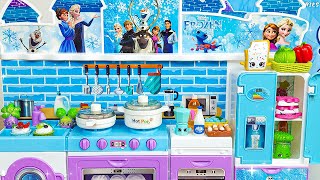 Satisfying with Unboxing Disney Frozen Elsa Kitchen Playset ASMR | Toys Collection Review