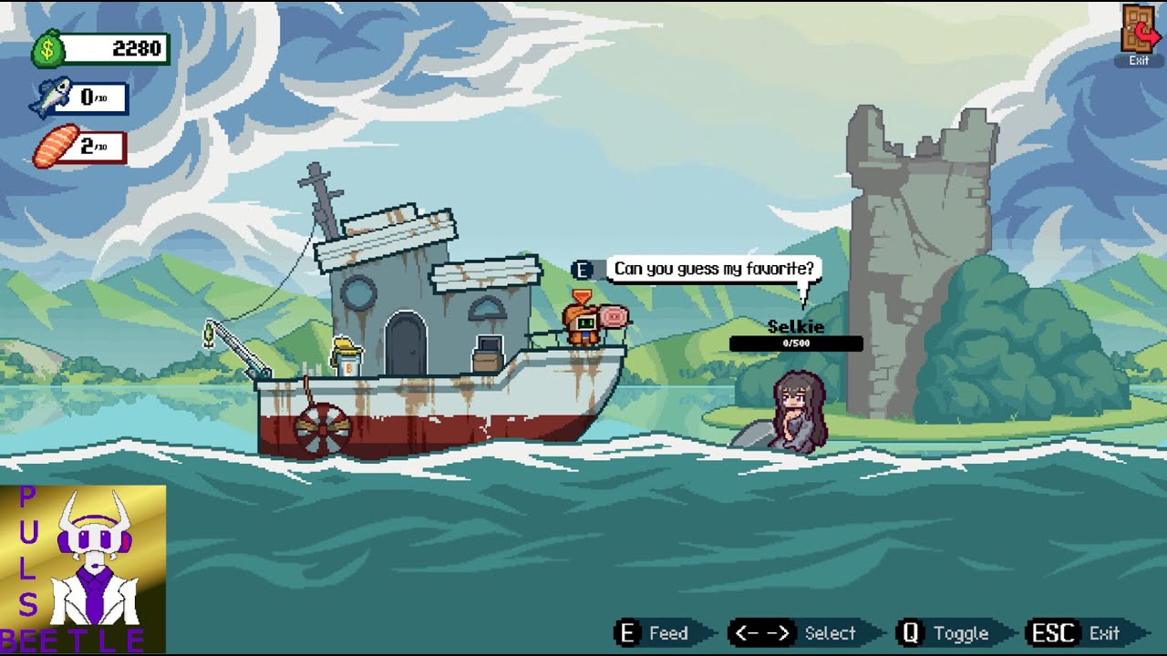 Scale the depths / relaxing, fishing adventure, featuring fishing, scaling, and progressing upgrades