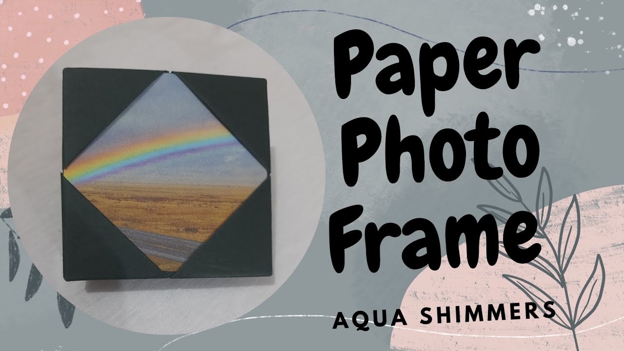 How to make a Paper Photo Frame | Origami Photo Frame | Paper Photo Frame 🖼️ | DIY decor