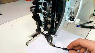 Настройка промышленной швейной машины с двойным продвижением ч. 4