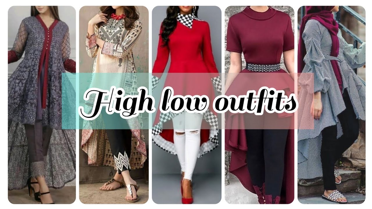 high low designer kurti | latest outfit for new year |high low outfit ...