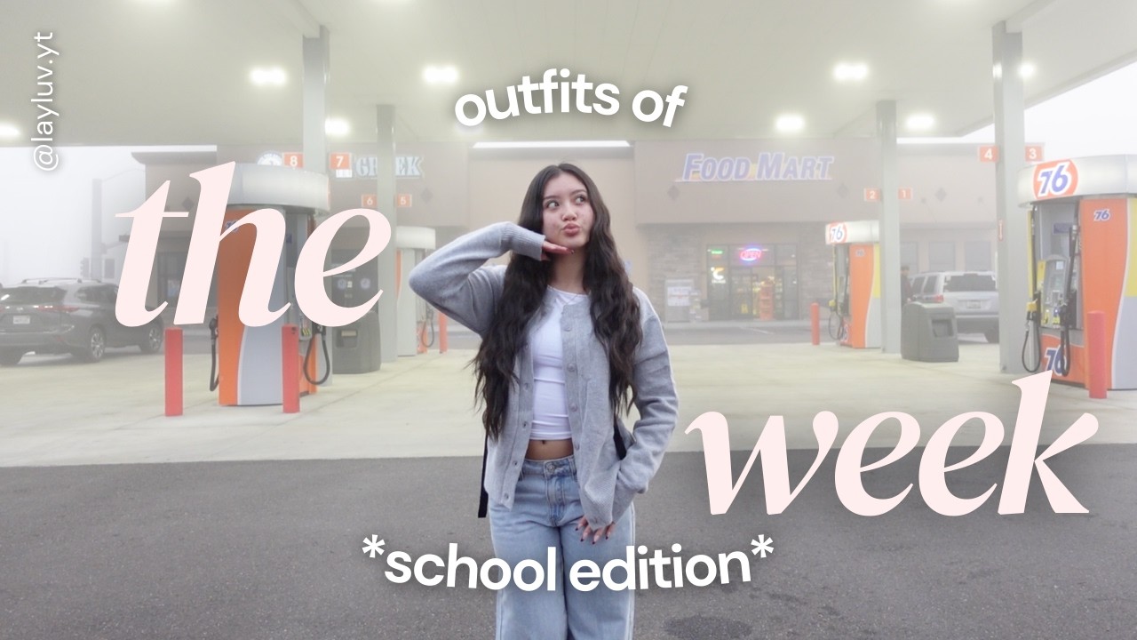 OUTFITS OF THE WEEK🎀 || school edition 2026!