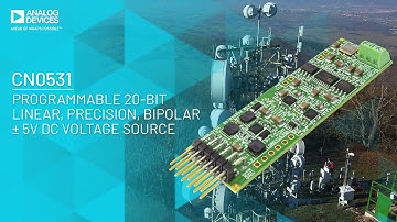 CN0531 - Programmable 20-Bit, Linear, Precision, Bipolar ± 5V DC Voltage Source